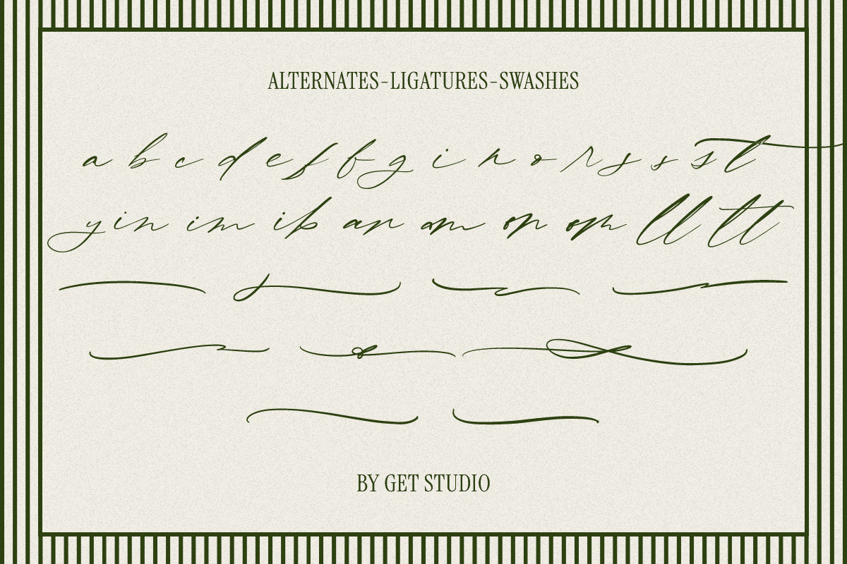 Prystoria Script, a Script Font by Get Studio (Photo 10 of 10)