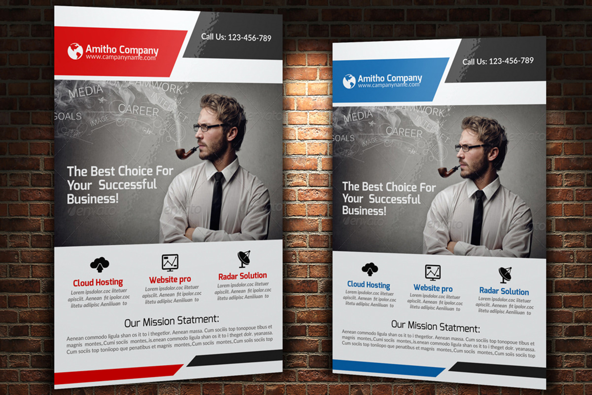 Creative Business Flyer Template, a Flyer Template by Psd Templates (Photo 2 of 2)