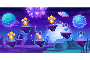 Space game level. Alien planet, a Technology Illustration by Stock-Smart-Start