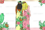 Palm Springs Tropical Clipart, an Animal Illustration by Libby Wishes (Thumbnail 19 of 19)