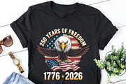 US 250 Years Anniversary USA Png Svg, a Background Graphic by Design Station (Thumbnail 4 of 4)