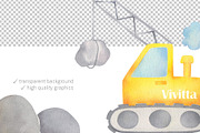 Construction vehicles, cars, boys, an Illustration by Vivitta (Thumbnail 2 of 5)