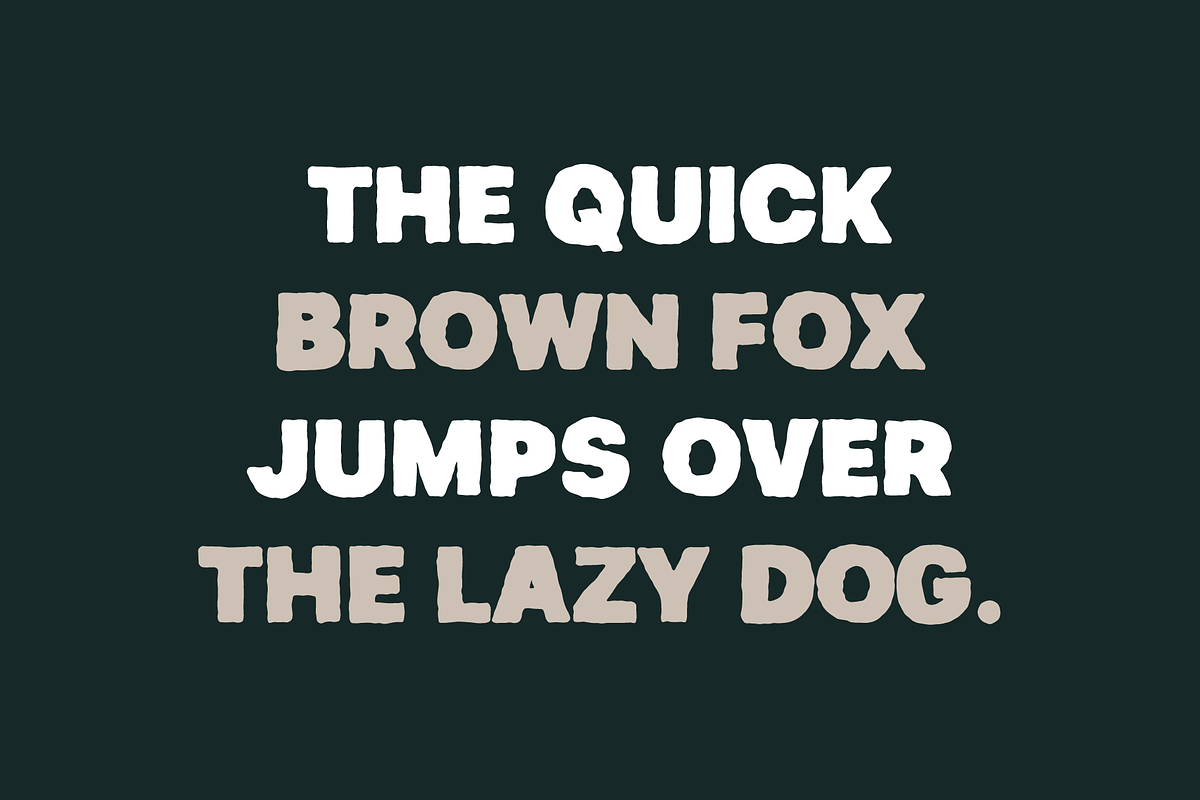 Kniga - Rugged Eroded Typeface, a Sans Serif Font by alpercakici (Photo 18 of 19)