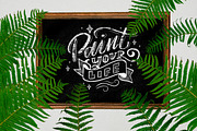 Retro Chalkboard and Fern creator, a Product Mockup by Letter Elfa Studio (Thumbnail 6 of 7)
