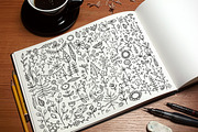 Set of hand-drawn floral elements, a Decorative Illustration by Elena Paletskaya (Thumbnail 2 of 5)