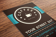 Coffee House Flyer PSD Template, a Flyer Template by M K GRAPHICS (Thumbnail 1 of 3)