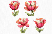 Whimsical Spring Tulip Flower Clipar, an Illustration by Craft Nest (Thumbnail 11 of 11)