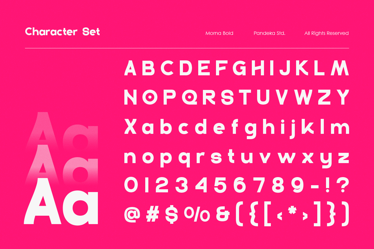Morna Bold - Corporate Business Font, a Sans Serif Font by Pandeka Studio (Photo 9 of 9)