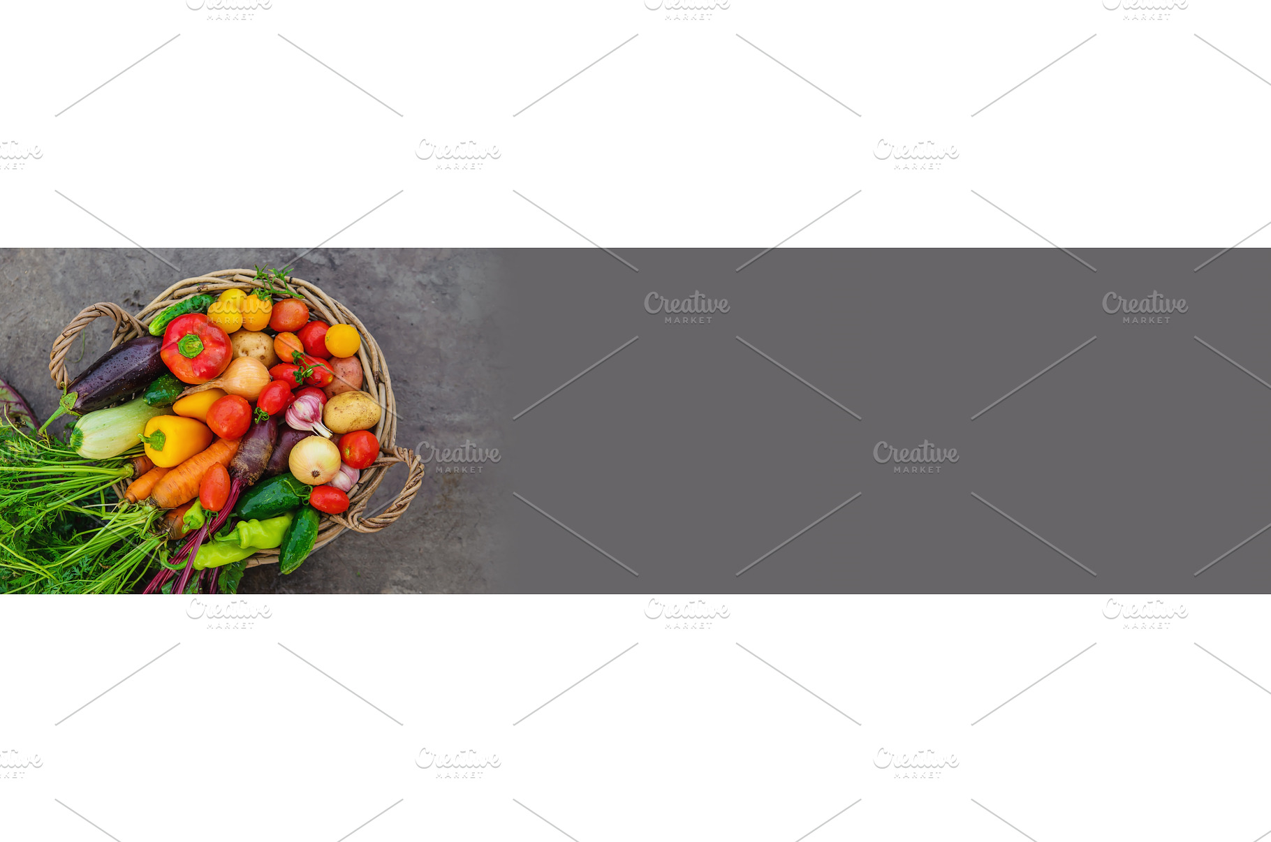Harvest vegetables in the garden, a Food & Drink Photo by yanadjana