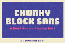 Chunky Block Sans Font