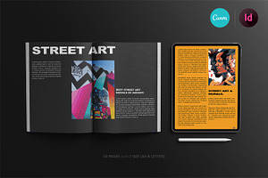 Magazine / Ebook Template Canva, a Brochure Template by Ompie Agrino