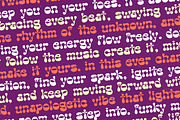 Funky Motion - Groovy Display Font, a Serif Font by timelesstype.co (Thumbnail 6 of 20)