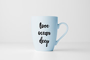Seaside Font + Watercolor SVG, a Script Font by Cate Shaner (Thumbnail 6 of 11)