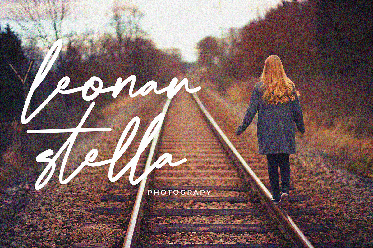 White Medita Brush Script Font, a Script Font by NTC Graphic (Photo 7 of 9)