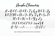 Amisha, a Script Font by Gatype (Thumbnail 7 of 9)
