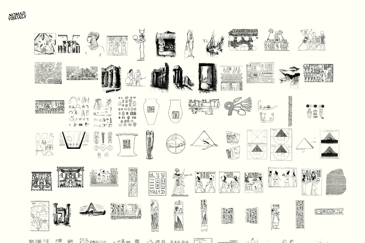 Ancient Egypt - 1940+ Bundle, an Illustration by Nomad Visuals (Photo 7 of 20)