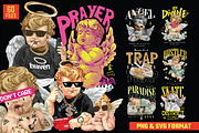 60 Urban Cupid Angel Design Bundle, a Graphic by FzyDESIGN (Thumbnail 1 of 3)
