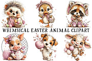 Whimsical Easter Animal Clipart, an Illustration by OK Design (Thumbnail 2 of 6)