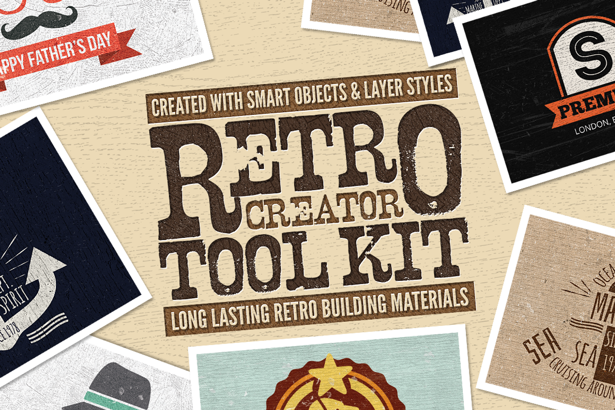 Retro Creator Tool Kit Wood Edition