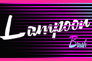 Lampoon Brush, a Font by Rocket Type (Thumbnail 1 of 6)
