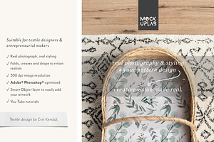 Mockup Boho Baby Bassinet Mock Up