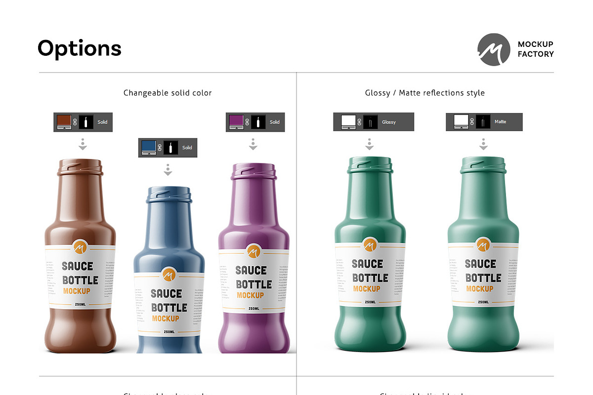 Sauce Bottle Mockup, a Product Mockup by Mockup Factory (Photo 3 of 3)