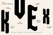 KRYVEX – Bold Gothic Display Font, a Sans Serif Font by Wow Magic (Thumbnail 4 of 4)