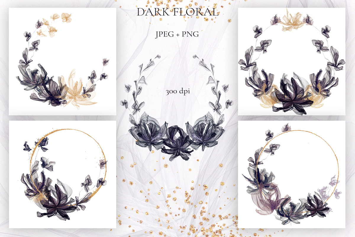 Dark Floral, an Illustration by Salted Galaxy (Photo 11 of 18)