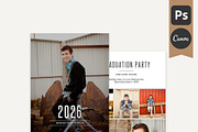 Guys Graduation Card Template - CHC, an Invitation Template by Laurie Cosgrove Design (Thumbnail 1 of 7)