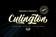 Culington – Stylish Script Typefce, a Script Font by NURF Designs (Thumbnail 1 of 10)