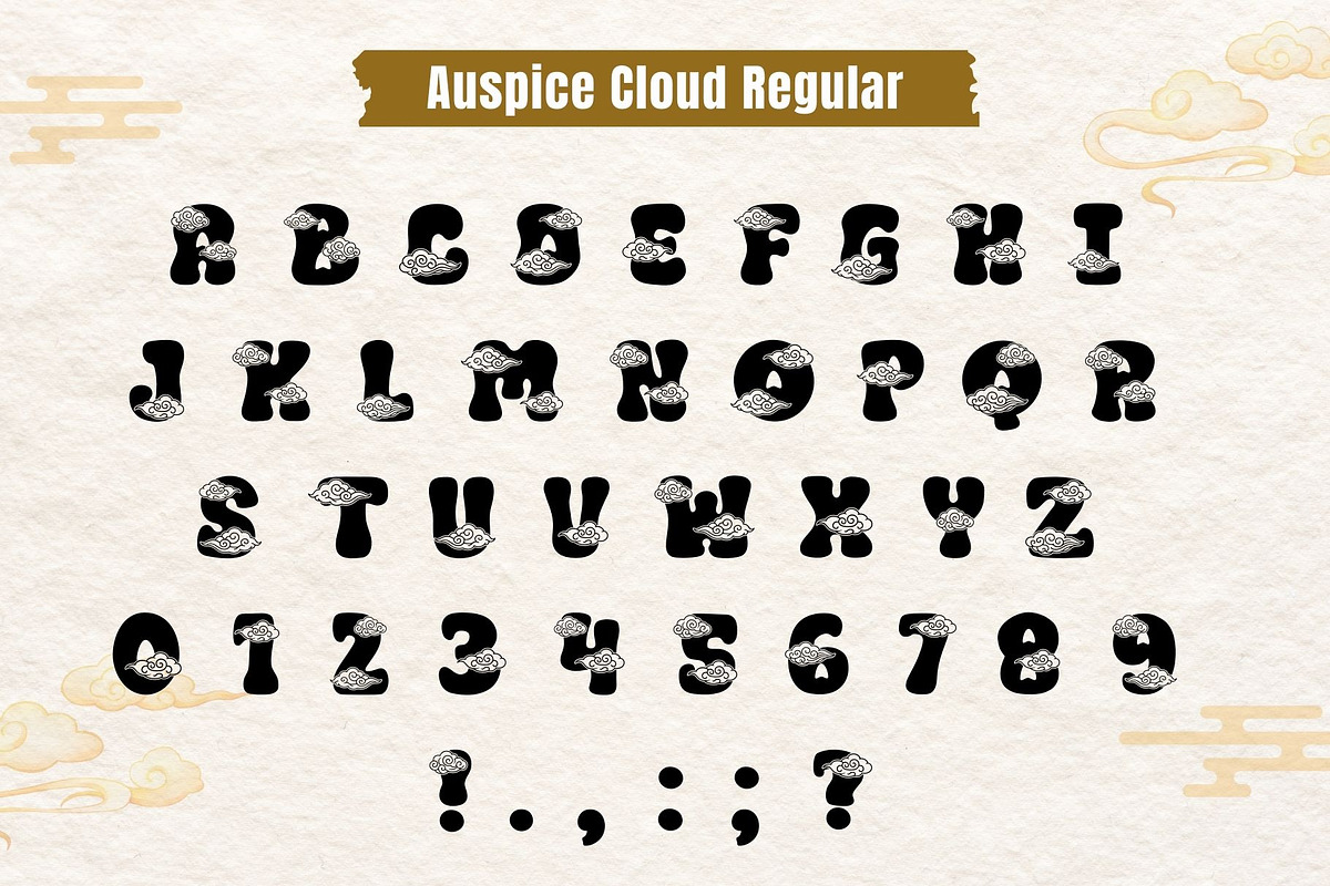 Auspice Cloud - Chinese Font Duo, a Script Font by AnningArts (Photo 6 of 8)