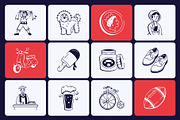 Animated English Doodle Icon Set, an Outline Icon by Vectors Market (Thumbnail 3 of 5)