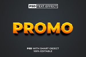 PSD Promo 3D Text Effect Style, a Layer Style Add-On by Mockmenot