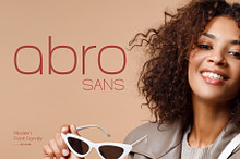 Abro Sans Modern Font Family 60% OFF