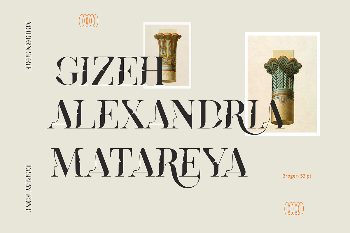 Broger Display, a Serif Font by Damelev (Photo 6 of 10)