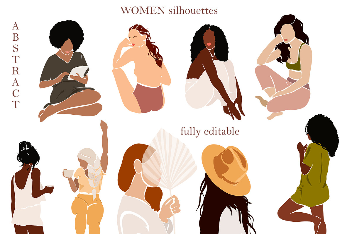 WOMEN SCENE OF LIFE BUNDLE, a Decorative Illustration by ArtOLB (Photo 2 of 10)