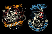 ULTIMATE MOTORCYCLE BUNDLE, a Transportation Illustration by The BolzStudio (Thumbnail 25 of 32)