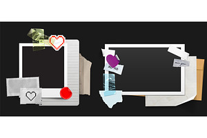 Y2K photo frames with colorful, an Illustration by art PVP - market