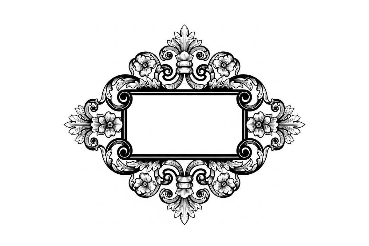 Laser Cut Frame Design SVG, a Graphic by musafir_fashion (Photo 7 of 11)