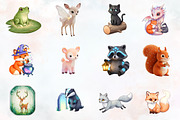 Magical Woodland Animals Creatures, an Illustration by RobertsArt (Thumbnail 6 of 7)