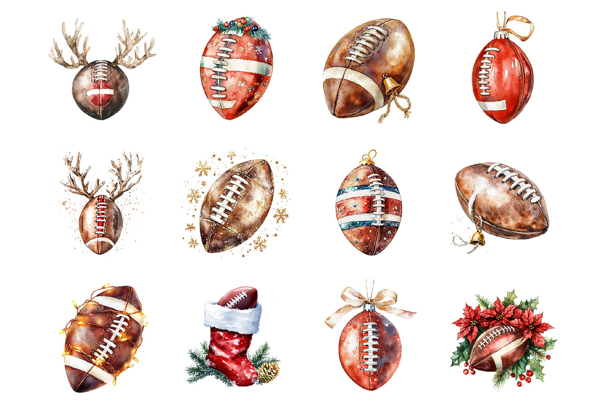 Christmas Football, an Illustration by Design Market (Photo 2 of 3)