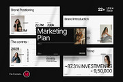 Marketing Plan Presentation Template, a Presentation Template by Oriofix (Thumbnail 1 of 11)