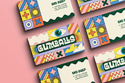 Kosnat Trunks Retro Display Typeface, a Sans Serif Font by alit design (Thumbnail 14 of 20)