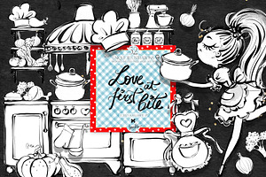 Cooking Kitchen Icons PNG Clipart, an Outline Icon by KaramfilaS