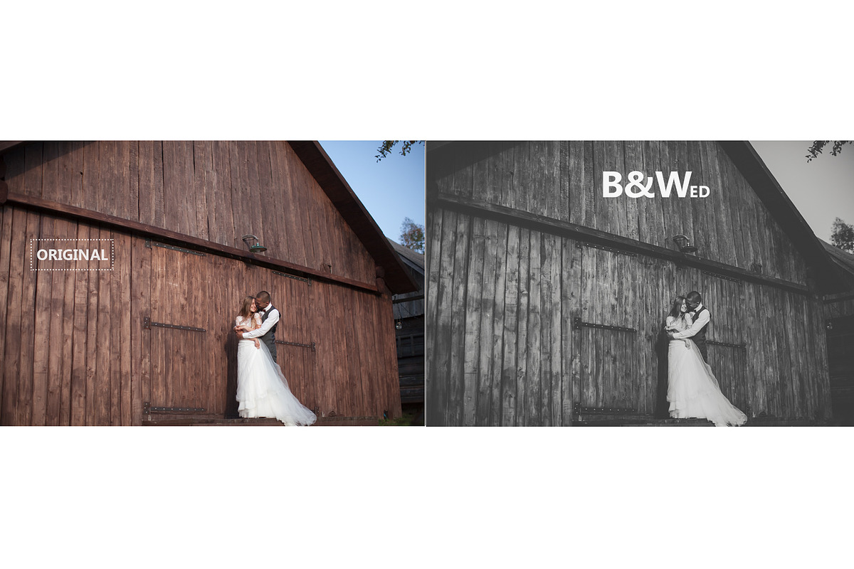 B&Wed Lightroom&Photoshop preset preview 6