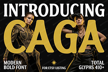 Caga - Elegant Modern Serif Typeface