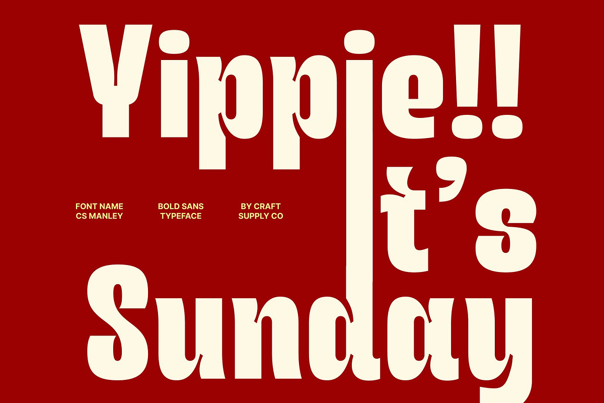 CS Manley – Inktrap Font, a Sans Serif Font by Craft Supply Co. (Photo 5 of 8)