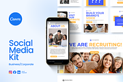 Social Media Kit | Posts and Banners, a Social Media Template by Studio B | Canva Template (Thumbnail 1 of 11)
