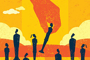 Strategic Management Decisions, a Person Illustration by retrorocket (Thumbnail 2 of 2)
