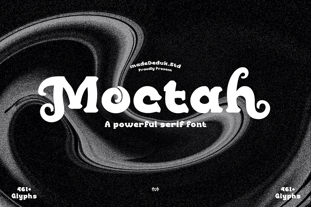 Moctah Serif, a Serif Font by madeDeduk (Photo 1 of 8)